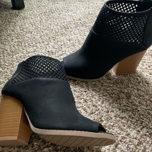 Black Open Toed Heels